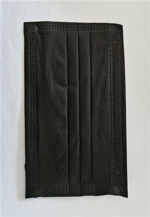 تمام سیاہ 3پلی ڈسپوزایبل فیس ماسک