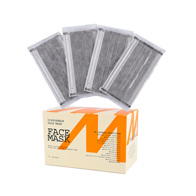 ڈسپوز ایبل 4ply کاربن چالو چہرے کا ماسک